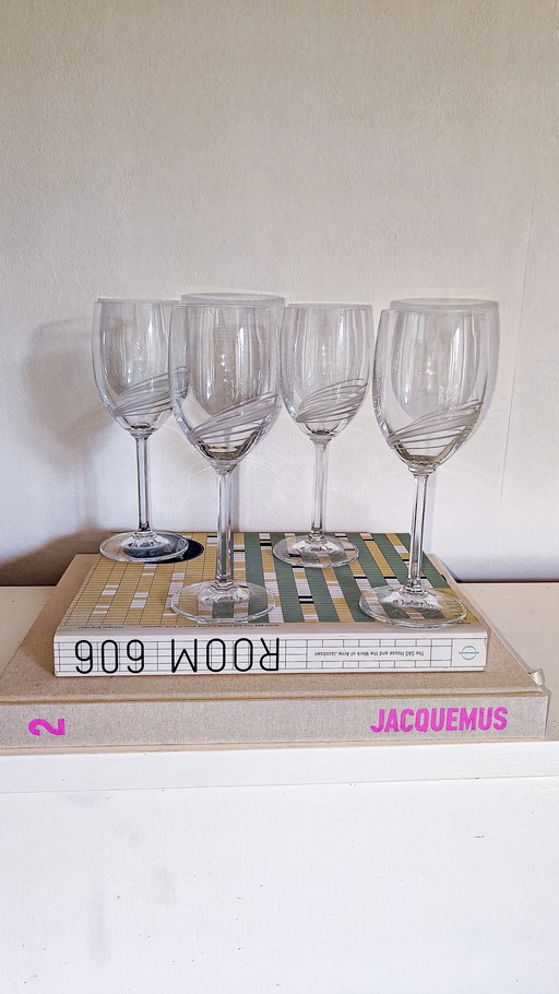 4x Bicchieri da vino in cristallo Spiegelau 80s