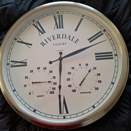 Riverdale wall clock