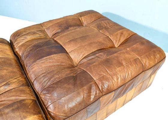 Image 1 of De Sede DS-88 Sectional Daybed / Sofa in Cognac Tan leather – Switzerland, circa 1970