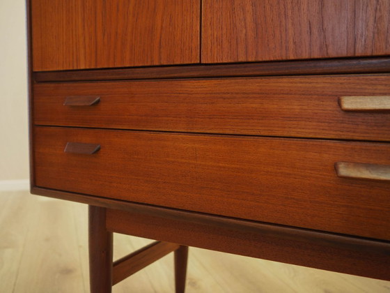 Image 1 of Teak highboard, Danish design, 1960s, made in Denmark
