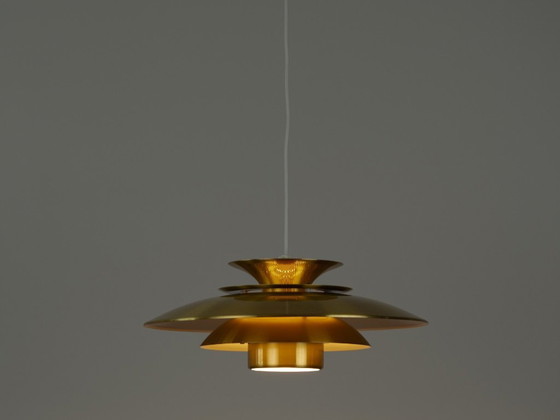 Danish Vintage Roma2 Pendant Lamp by Junge, 1980s – Aluminium (photo 3 of 9)