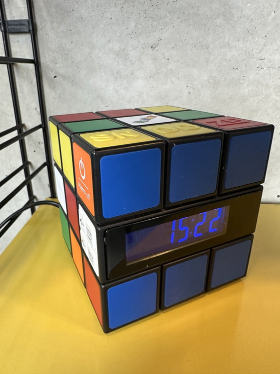 Designer-Radiowecker - Rubik's (Original) – bigben, Uhren, Plastic, Vintage (photo 4 of 10)