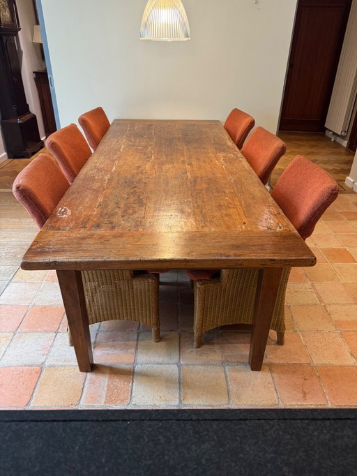 Country dining room table
