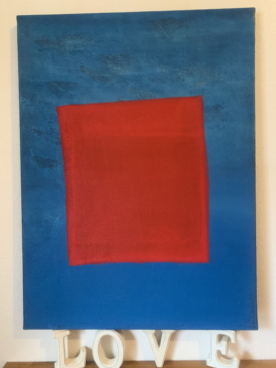 Image 1 of Minimalist Abstract Painting "Color Field" – Anne Ventimiglia (2003)
