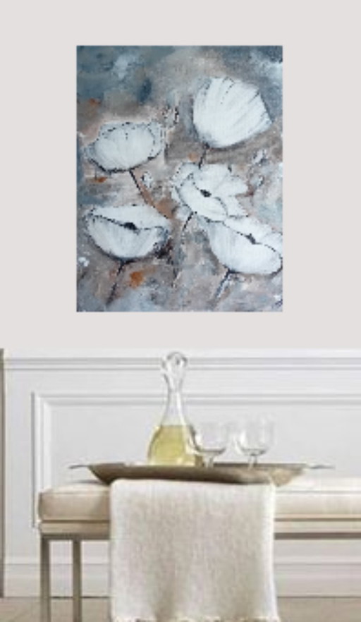 Peinture de fleurs naturelles