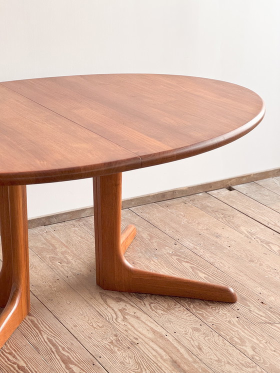 Image 1 of Large Mid Century Modern Danish Oval Dining Table in Teakwood