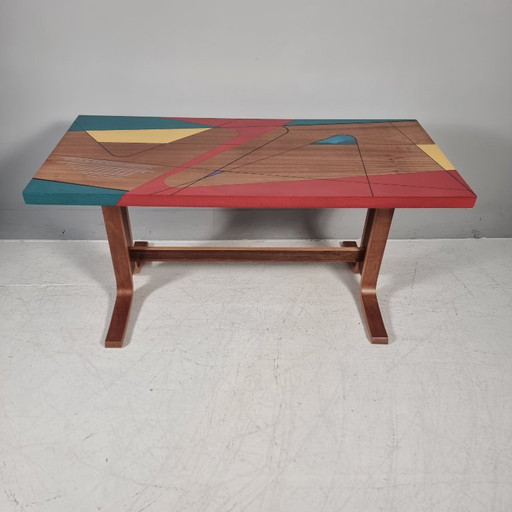 Vintage Beech Table, 1970s