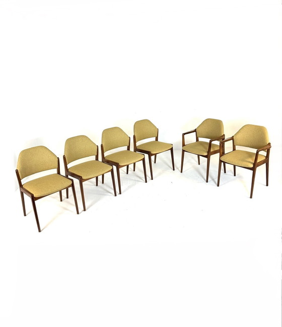 Image 1 of 6x restored dining room chairs, Wilkhahn '60