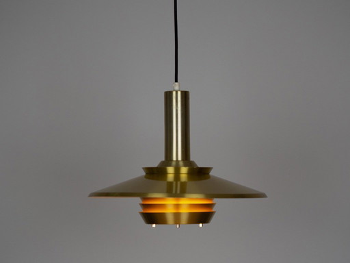 Lampe à suspension vintage danoise attribuée à Carl Thore