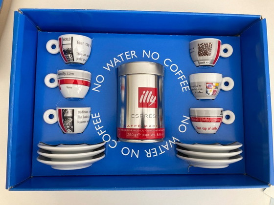 Image 1 of Illy collection 2002 Maria Joao Calisto no water no coffee Original gift box.