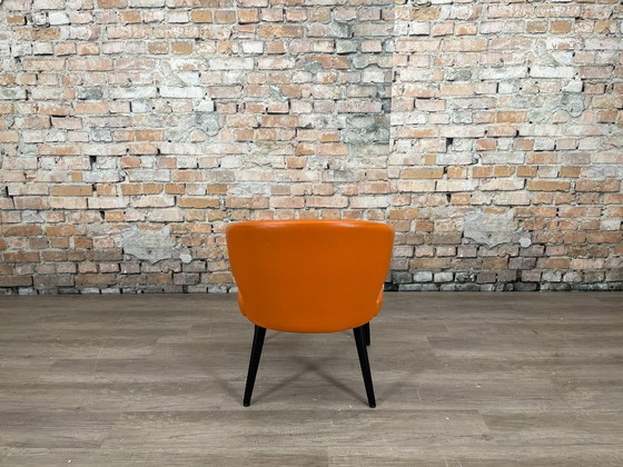 Minotti Aston Sessel – Oranges Leder | Rodolfo Dordoni – Leather, Metal (photo 5 of 11)