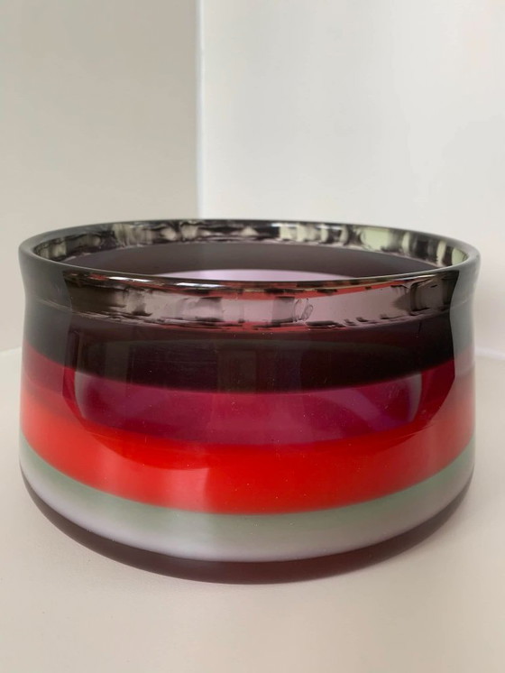 Image 1 of Ciotola artistica in resina epossidica fatta a mano - Design unico a strati