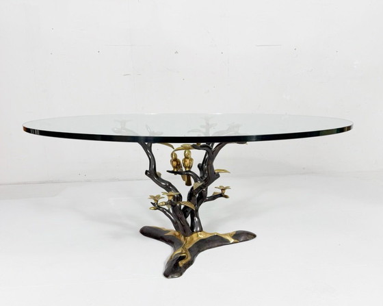 Image 1 of Table basse Hollywood Regency par Willy Daro, Belgique, années 1970