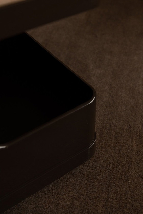 Image 1 of Carrello vintage Marc Held per Prisunic – carrello di servizio Space Age marrone