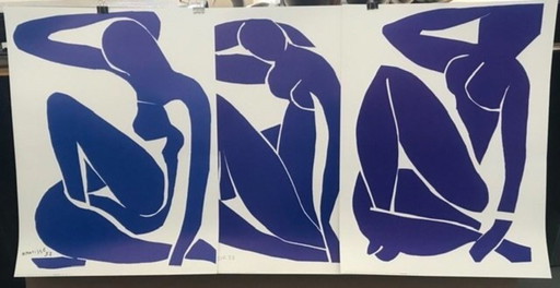 H. Matisse (after) - Nu blue I - II - III