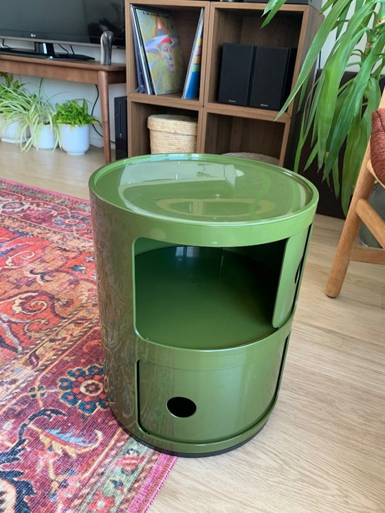 Image 1 of Green Kartell Componibili Cupboard - 2 Compartments