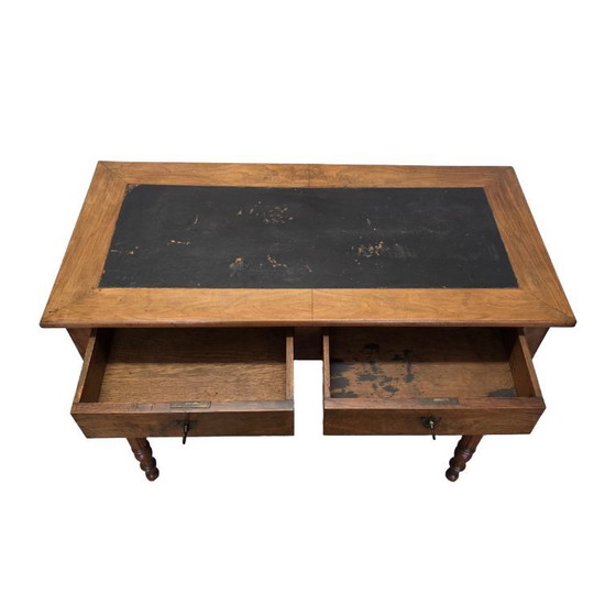 Image 1 of Antica scrivania inglese in radica di noce, circa 1860