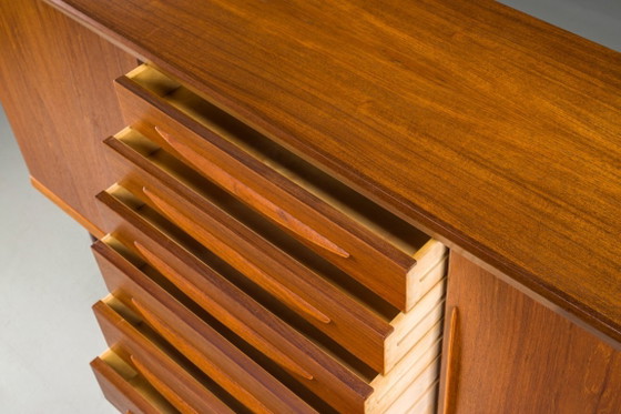 Image 1 of  Deens Teakhouten Dressoir van Arne Vodder voor Vamo Sønderborg, jaren 60