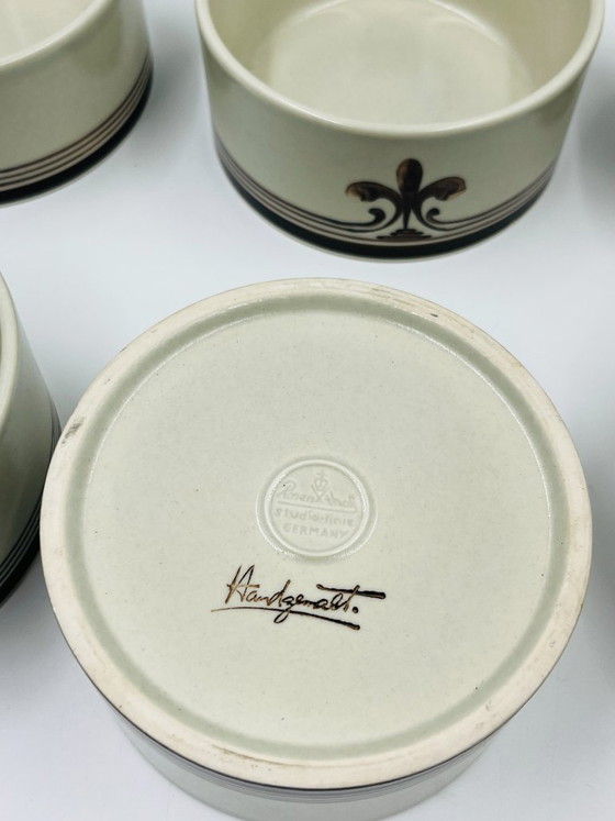 6 Rosenthal Studio-Line „Siena“-Ramekins von Richard Scharrer, 1970 – Geschirr, Ceramic (photo 10 of 11)