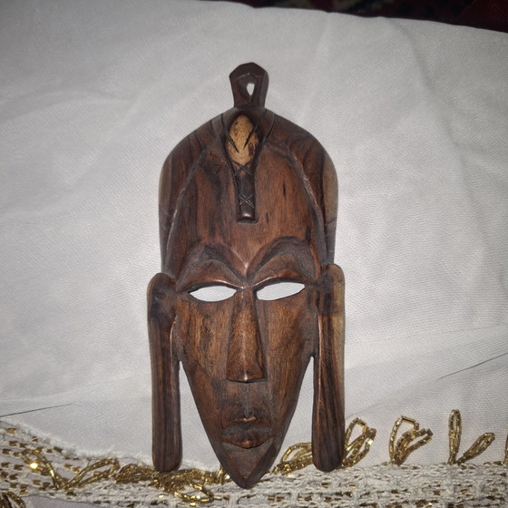 6 x Masques Africains 2 – Décorations murales, Wood (photo 12 of 12)