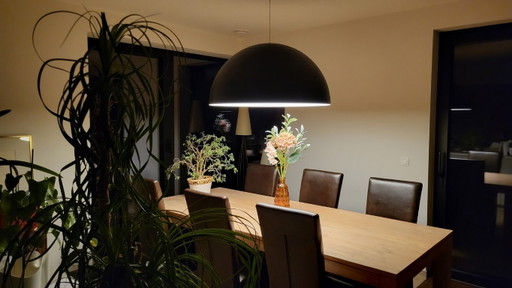 Lámpara colgante de diseño DISEGNOLUCE ORBITA 90 cm Negra