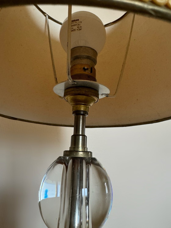 Image 1 of Lampe Dlg Adnet Kristall 50er Jahre