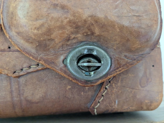 Image 1 of valise en cuir vintage