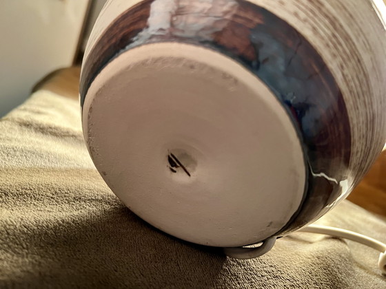 Vintage Table Lamp West Germany Retro 60s/70s – Ceramic (photo 5 of 5)