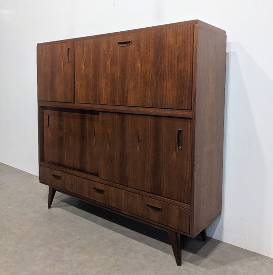 Image 1 of Highboard uit het midden van de vorige eeuw, jaren 60.