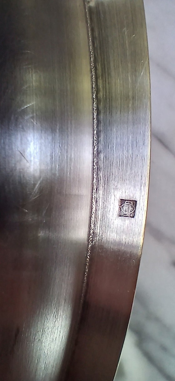 Vassoio in ottone placcato argento, stile Art Nouveau - anni '30 – Accessori da tavola, Silver (photo 8 of 8)