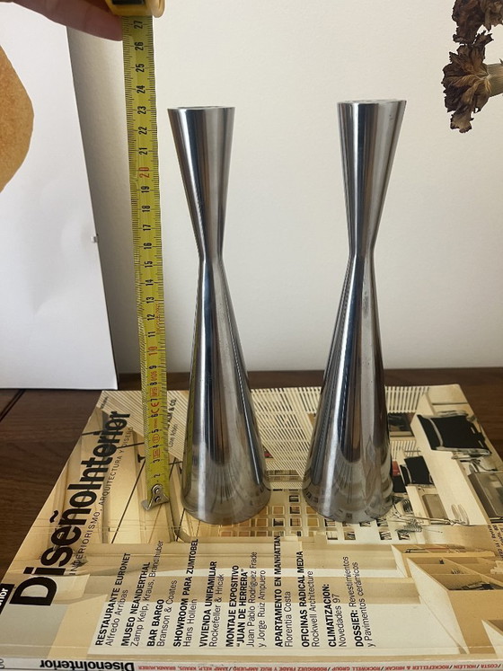 Image 1 of Candelieri vintage in alluminio Erika Pekkari di IKEA degli anni '90