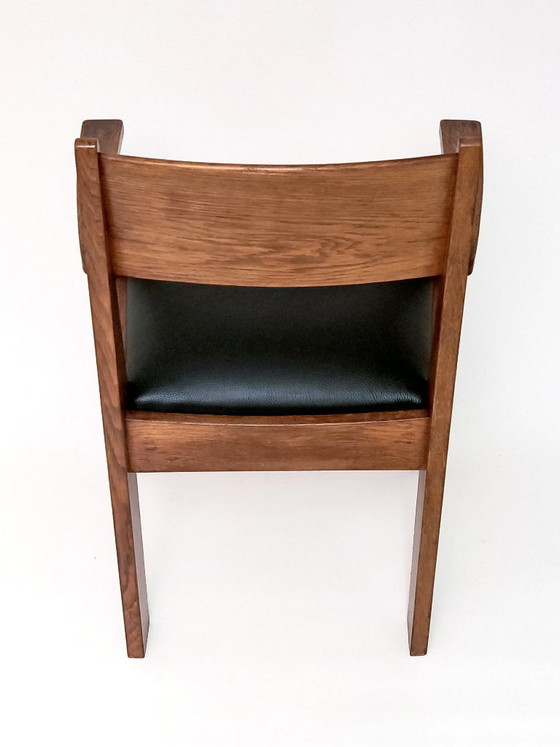 Sedia Art Déco della Hague School – Sedie da pranzo, Leather, Wood (photo 11 of 21)