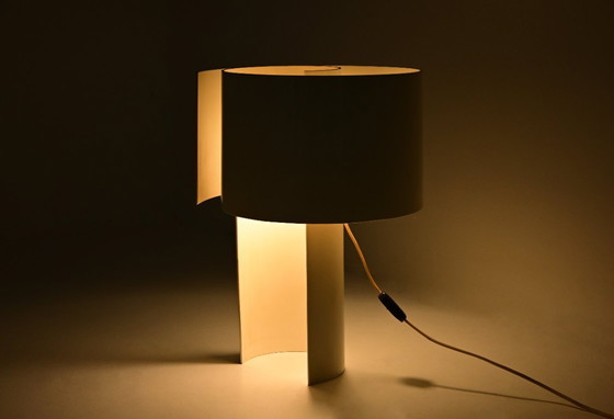 Image 1 of "Spiral" tafellamp van Ingrid Hsalmarson voor New Lamp, 1970