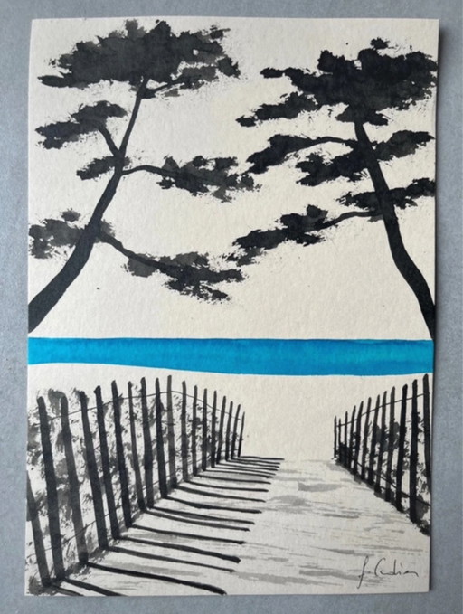 Artist's sketch 21x15cm