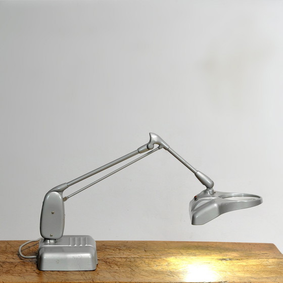 Image 1 of Dazor Desk Lamp With Magnifying Glass, 1950s