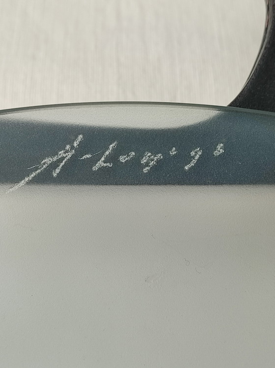 Image 1 of Ciotola in vetro di design del 1997 su piedini a sfera di A Loy