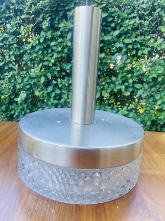 Midcentury Temde Leuchten Pendant Lamp 70s – Glass (photo 6 of 8)