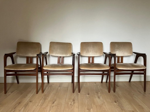 4 chaises Pastoe FT 14 conçues par Cees Braakman