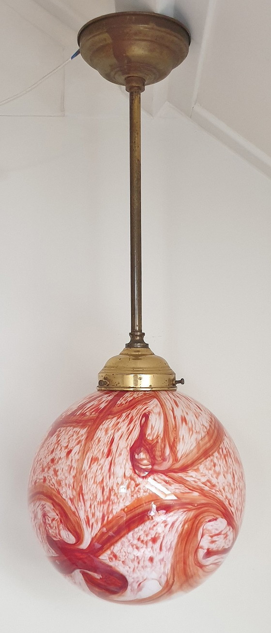 Image 1 of Vintage Art Deco Stijl Hanglamp