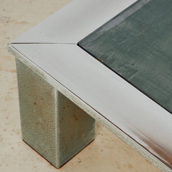 Image 1 of MK10340 Couchtisch aus Chrom und Glas