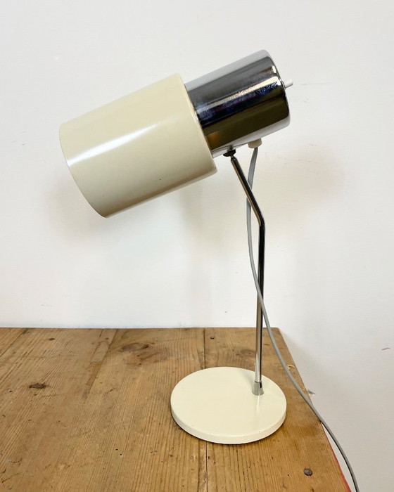 Image 1 of Lampada da tavolo beige di Josef Hurka per Napako, anni '70