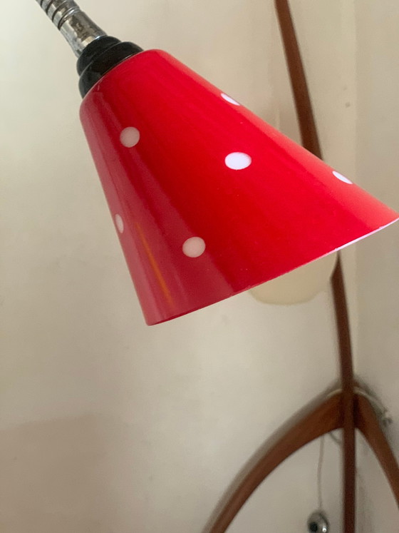 Gooseneck lamp 3 opalines – Reading Lamp, Vintage (photo 9 of 9)