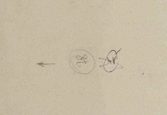 Image 1 of Silvin BRONKART - Magnificent abstract work from 1949 - museum quality