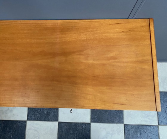 Image 1 of Wood sideboard 1960s 4 drawers and 2 doors