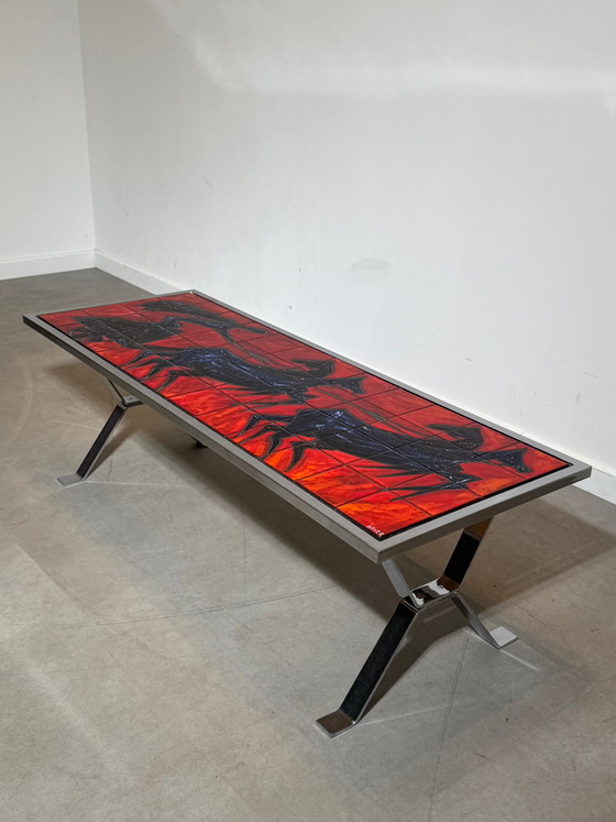 Image 1 of André Bayer Vintage Ceramic Coffee Table