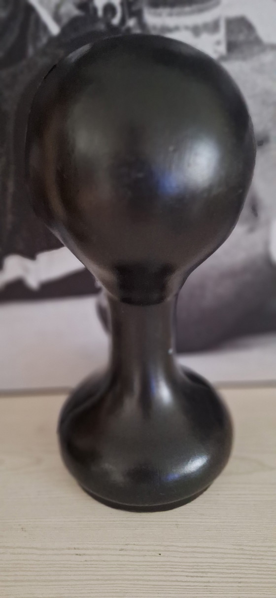 Image 1 of Testa di manichino vintage con occhi di vetro