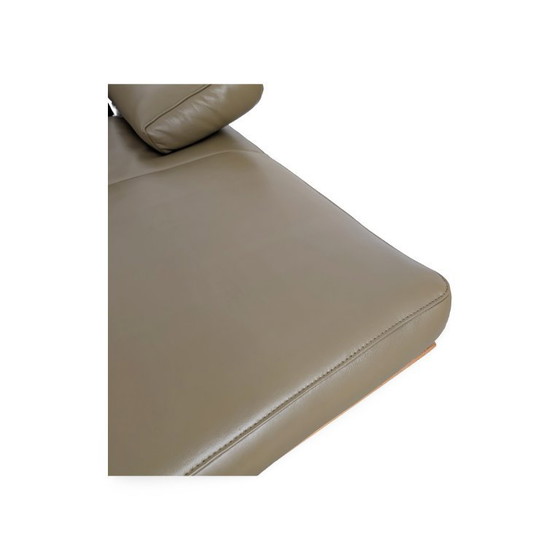 Image 1 of Original Koinor Marylin corner sofa, leather sofa, designer couch, green