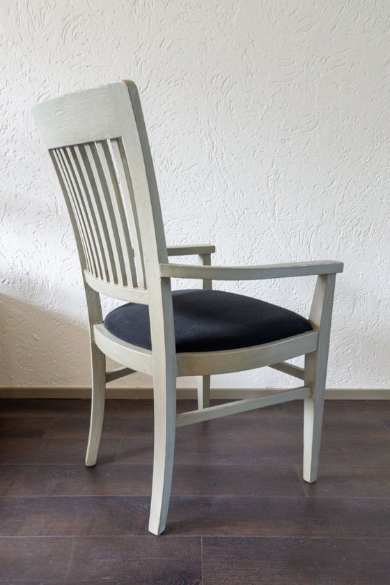 Image 1 of Set aus 4 luxuriösen Esszimmerstühlen – Design Schmieden – Massivholz