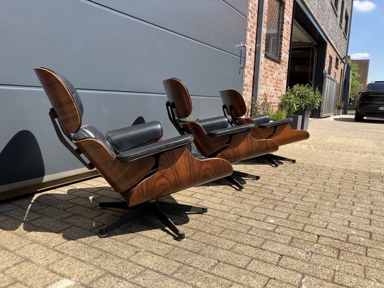Image 1 of Late 50's Vintage Eames Lounge Chair Group Set Contura/Fehlbaum (Vitra) in License of Herman Miller