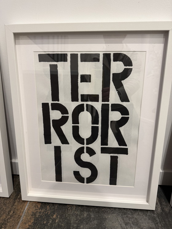 Image 1 of CHRISTOPHER WOOL GIRARD SEBASTIEN LITHOGRAPHY STREEART KAWS INVADER OBEY Set2